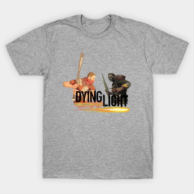 Dying Light Resurrection: WolfpackStudios T-Shirt - Rose v. Cannibal T-Shirt by WolfpackStudios